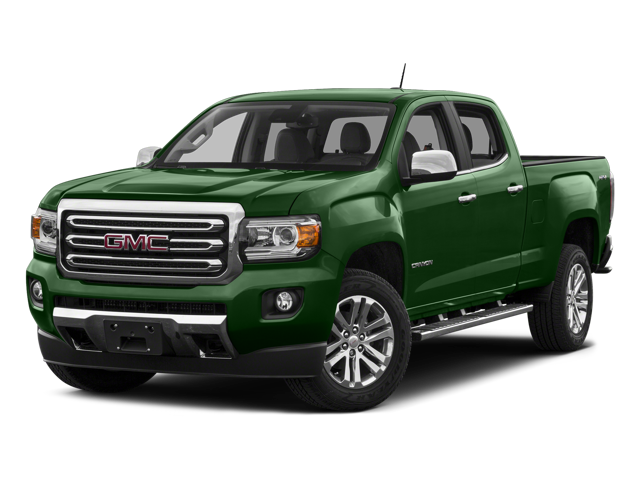 2015 GMC Canyon 4WD SLE in Bronze Alloy Metallic — front three-quarter view