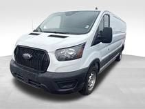 2024 Ford Transit Cargo Van T350 in White — front three-quarter view