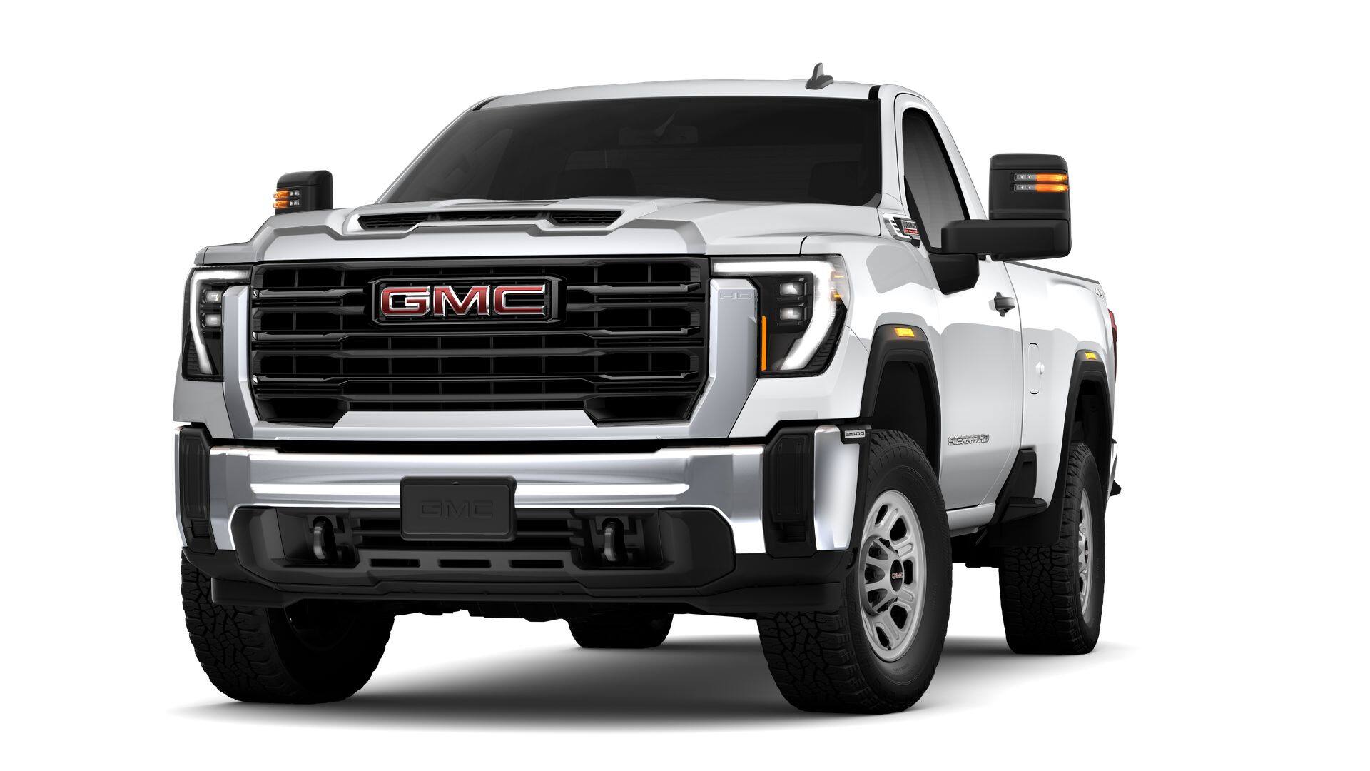2026 GMC Sierra 2500 HD Pro in Summit White — front three-quarter view