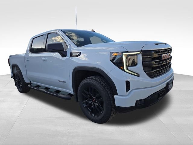 2026 GMC Sierra 1500 Elevation in Summit White — front three-quarter view