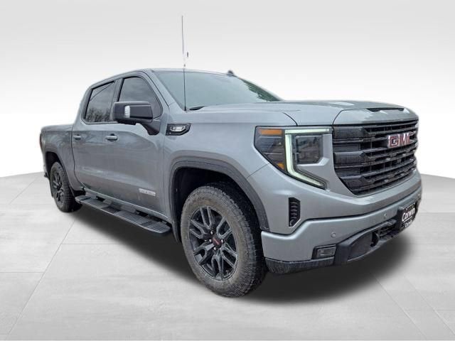 2026 GMC Sierra 1500 Elevation in Sterling Metallic — front three-quarter view