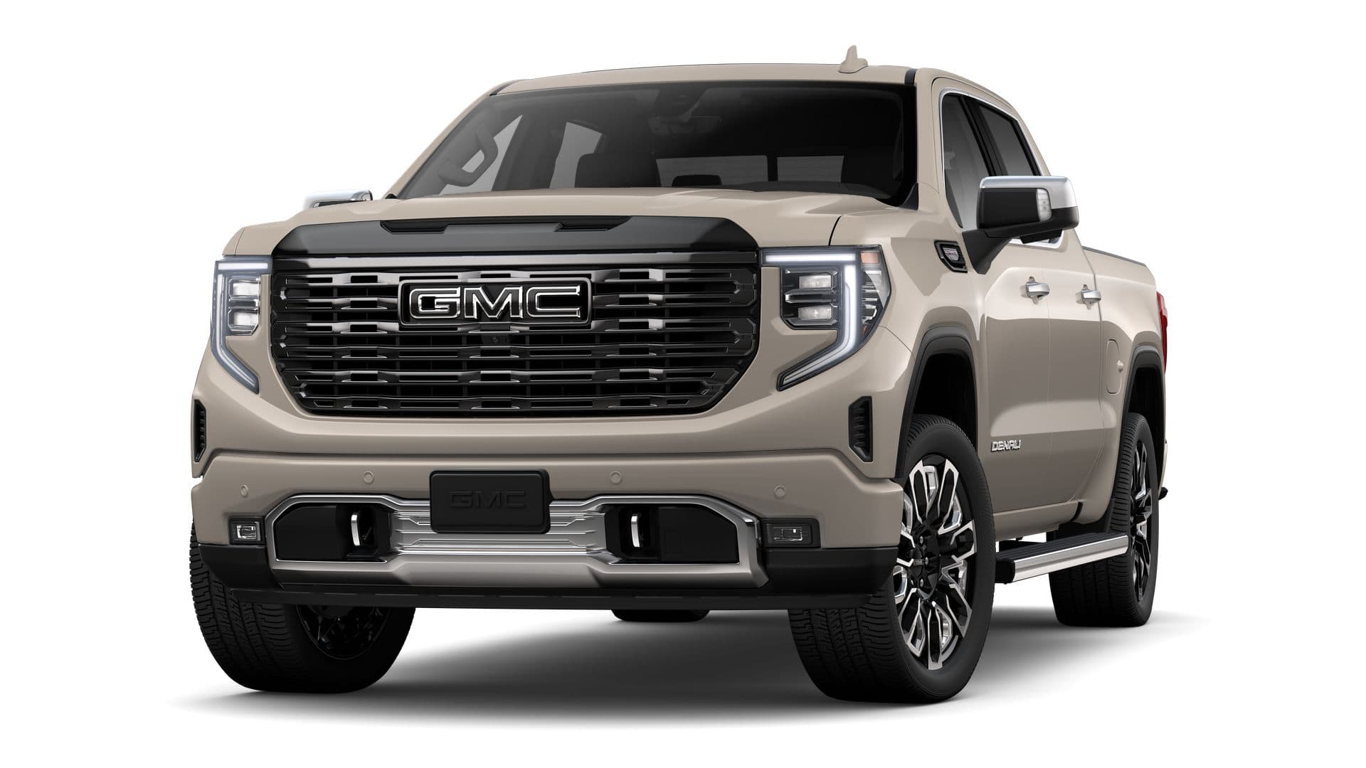 2026 GMC Sierra 1500 Denali Ultimate in Coastal Dune — front three-quarter view