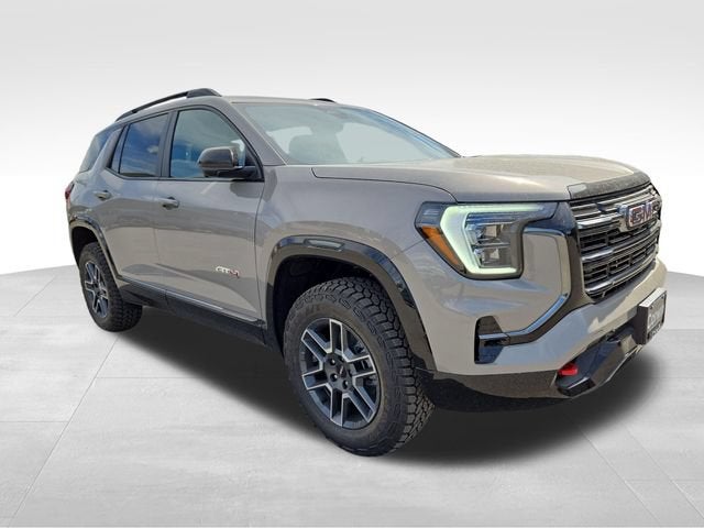 2026 GMC Terrain AT4 in Riverstone Metallic — front three-quarter view