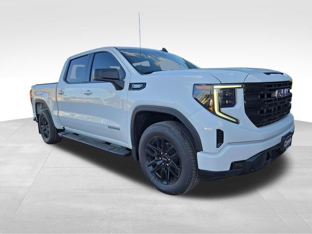 2026 GMC Sierra 1500 Elevation in Summit White — front three-quarter view
