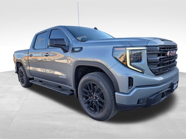2026 GMC Sierra 1500 Elevation in Sterling Metallic — front three-quarter view