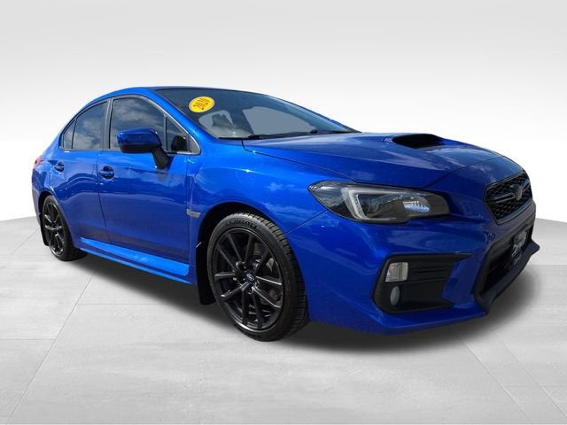 2020 Subaru WRX Premium in Blue — front three-quarter view