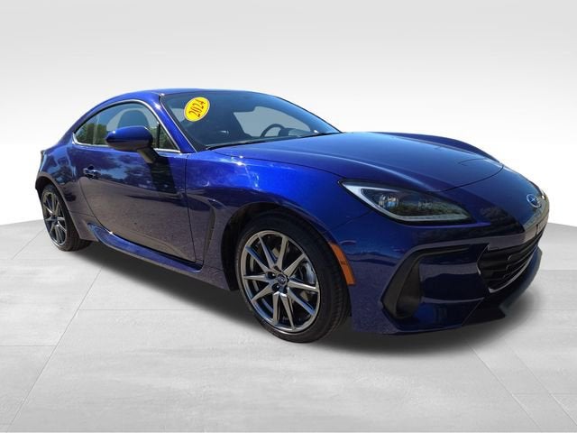 2024 Subaru BRZ Premium in Blue — front three-quarter view