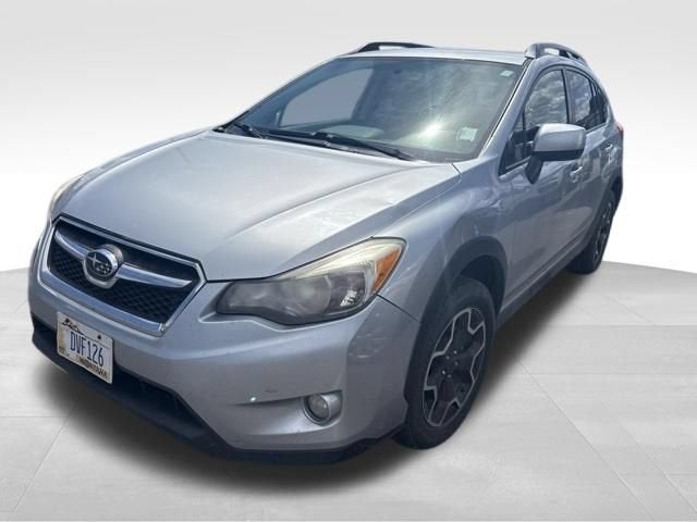 2014 Subaru XV Crosstrek Premium in Silver — front three-quarter view